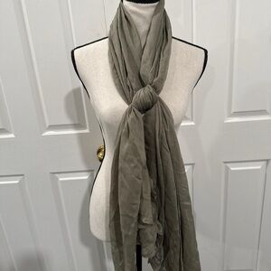 Good Condition | Original VELA Desert Sage Woven Modal Scarf/Hijab